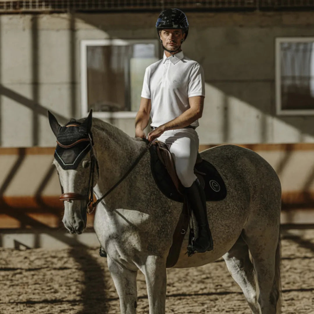 EQUITHEME Edy Men's Competition Polo - Classic Show Style