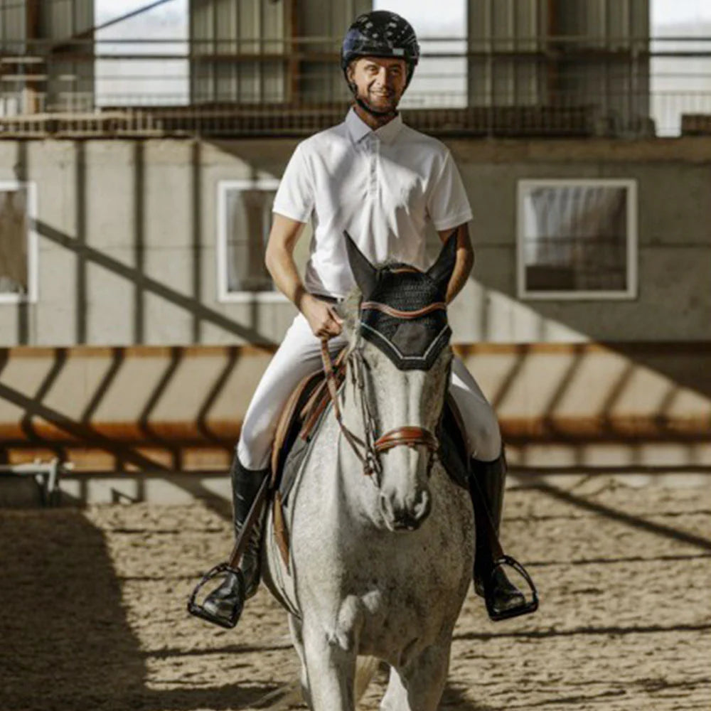 EQUITHÈME Edy Men's Competition Polo - Classic Show Style