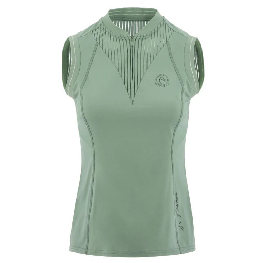 EQUITHÈME – Margot Sleeveless Polo “Je t’aime” Edition