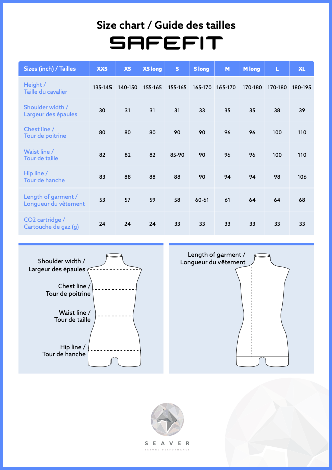SEAVER SafeFit Airbag Vest – Stock Clearance