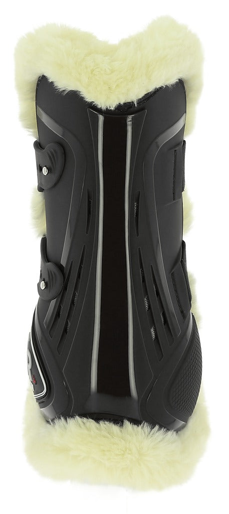 Norton XTR Button-Up Tendon Boots in Synthetic Sheepskin