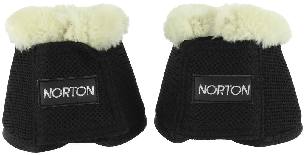 Norton Mesh and Synthetic Sheepskin Bell Boots