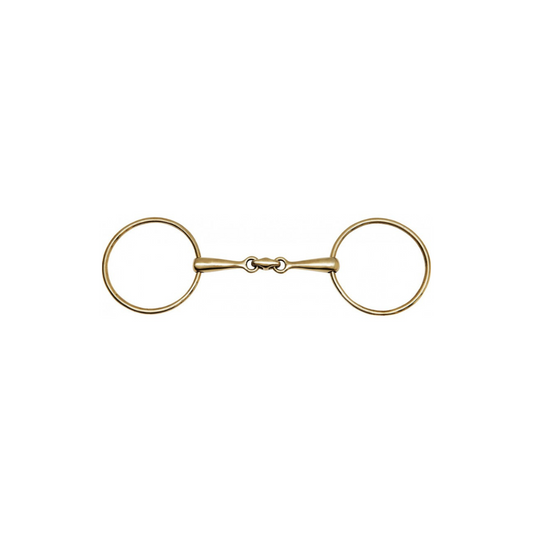 Feeling Thin Anatomic Large Rings Snaffle, German Silver