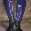 EQUITHÈME Classic Blue/White/Red Socks