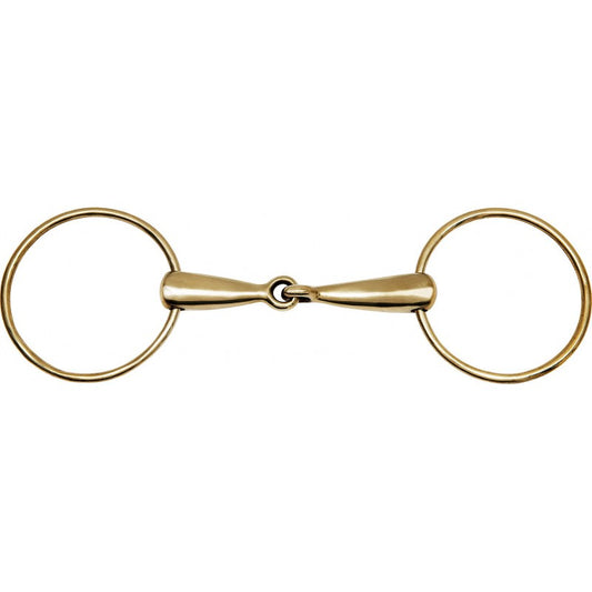 Feeling Large Rings Snaffle, German silver