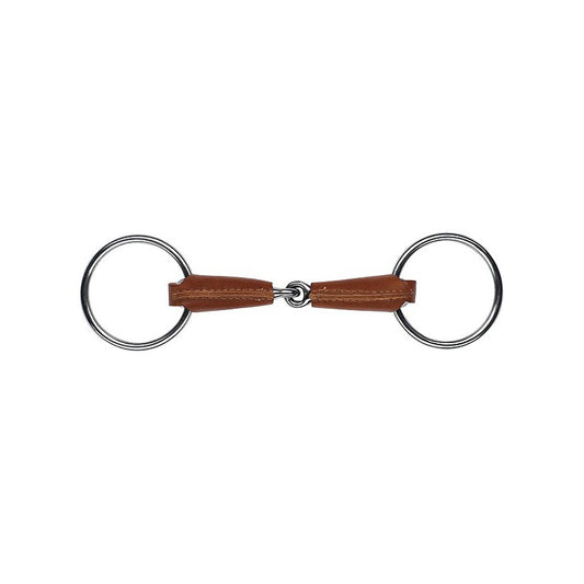 Feeling Leather Covered Ring Snaffle