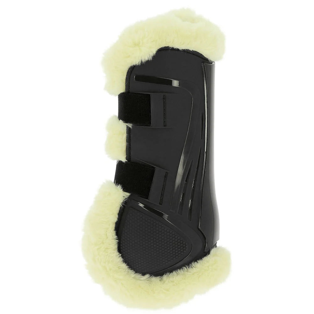 Norton XTR Button-Up Tendon Boots in Synthetic Sheepskin